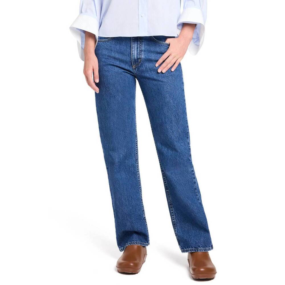 NEW TWP kent high waist straight leg jeans in paris